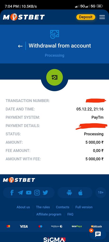 Mostbet Repayment se blíží v České republice